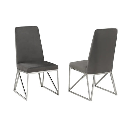 Ensemble de chaises de salle à manger Ariela en gris