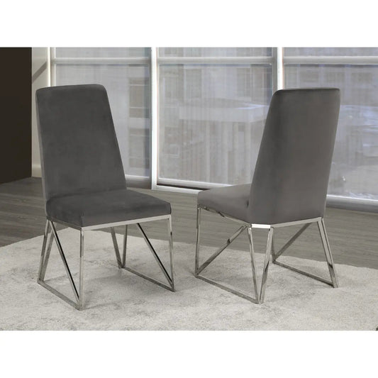 Ensemble de chaises de salle à manger Ariela en gris