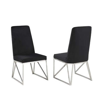 Ensemble de chaises de salle à manger Ariela en noir