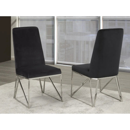 Ensemble de chaises de salle à manger Ariela en noir