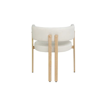 Ensemble de chaises de salle à manger Belisse en chêne crème