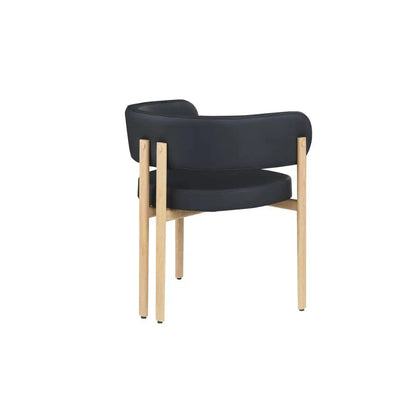 Ensemble de chaises de salle à manger Belisse en chêne noir