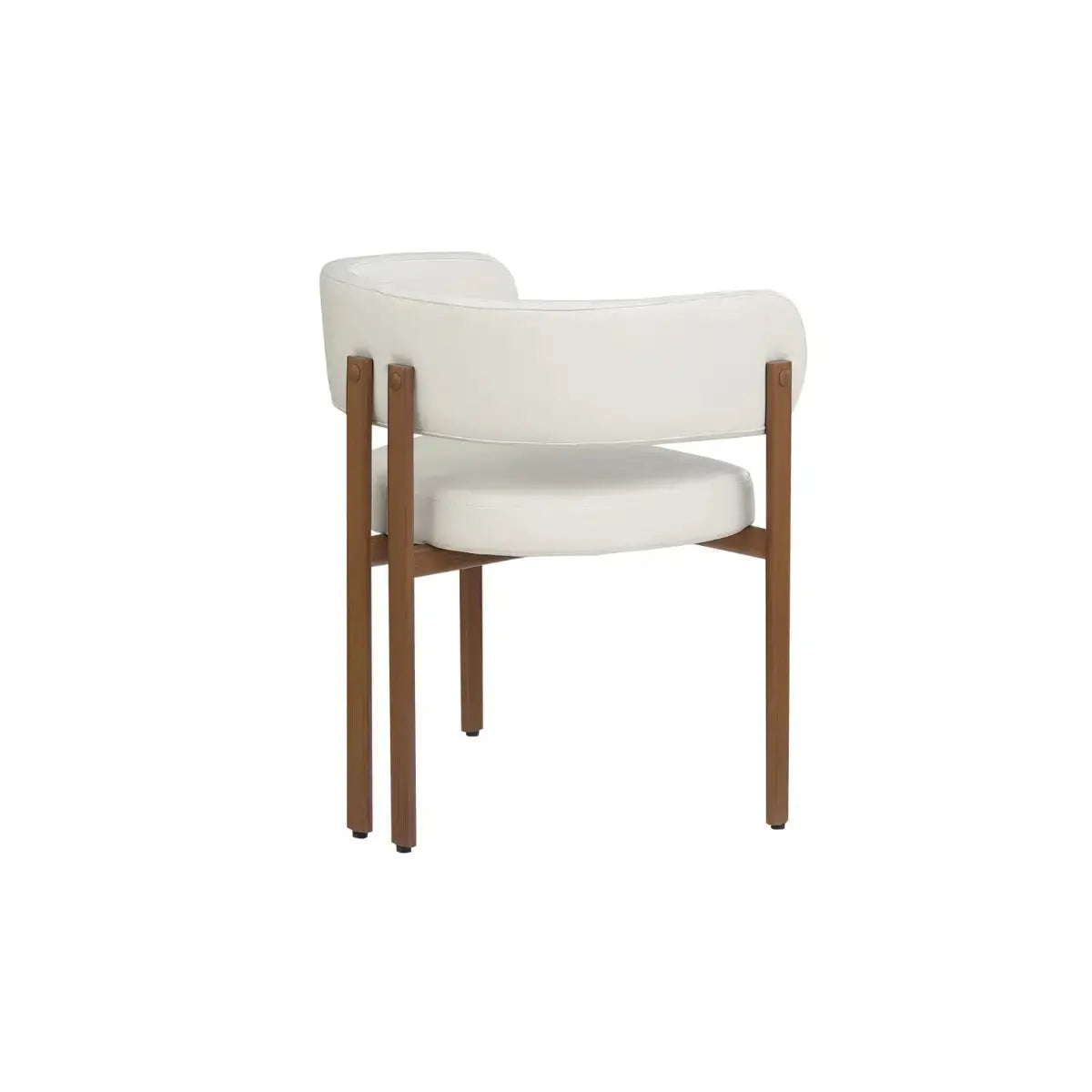Ensemble de chaises de salle à manger Belisse en noyer crème