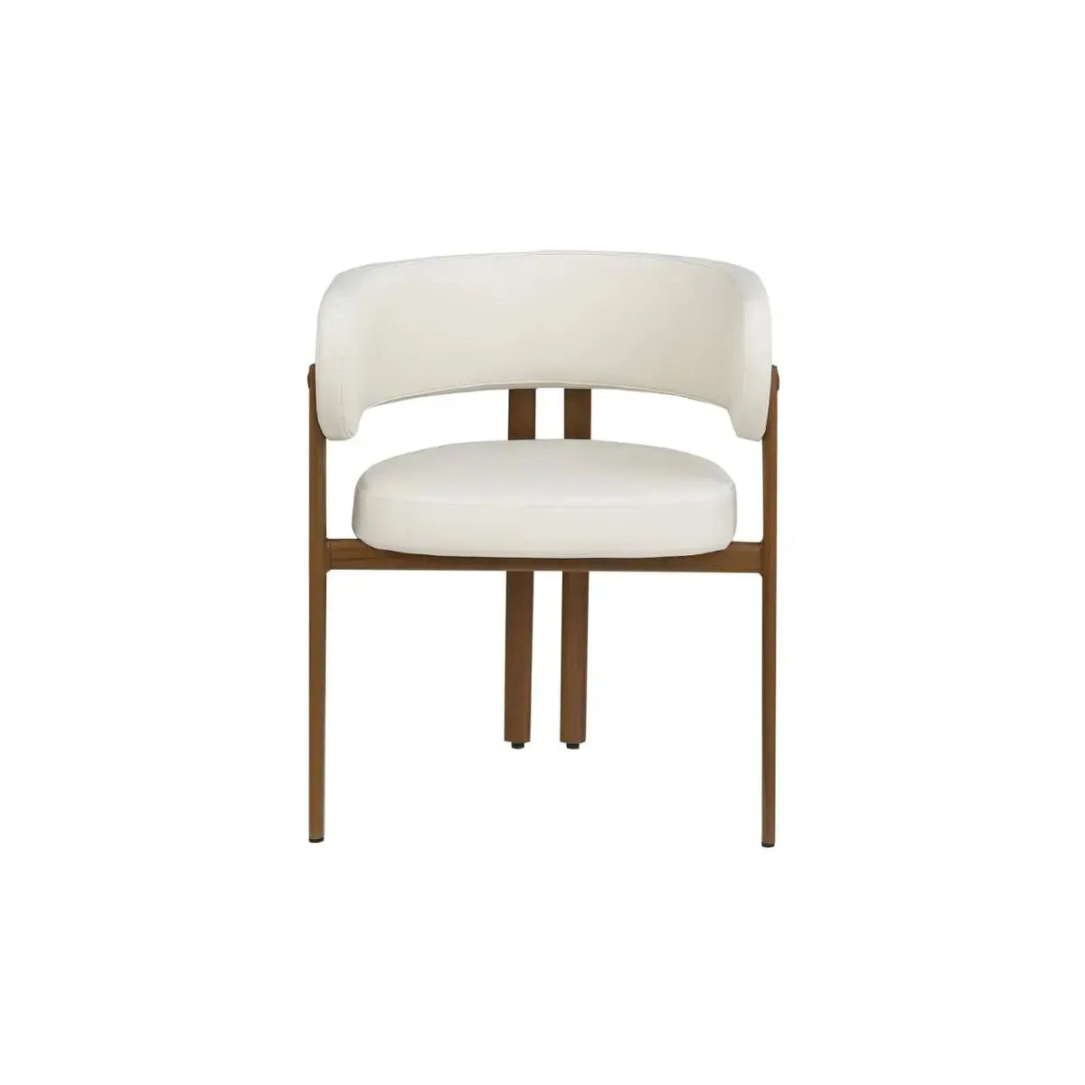 Ensemble de chaises de salle à manger Belisse en noyer crème