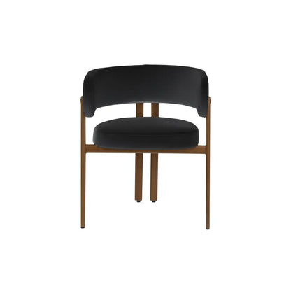 Ensemble de chaises de salle à manger Belisse en noyer noir