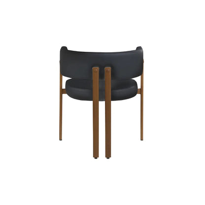 Ensemble de chaises de salle à manger Belisse en noyer noir