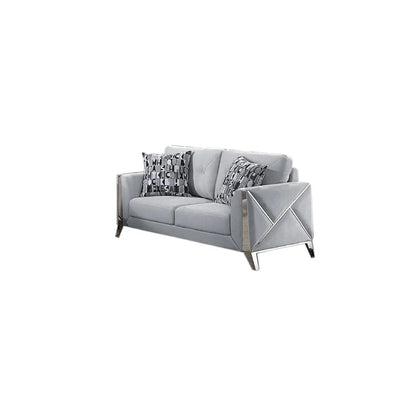 Ensemble de canapés Diana 5725 gris argenté 