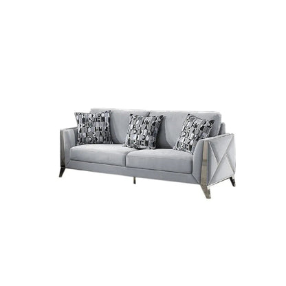 Ensemble de canapés Diana 5725 gris argenté 