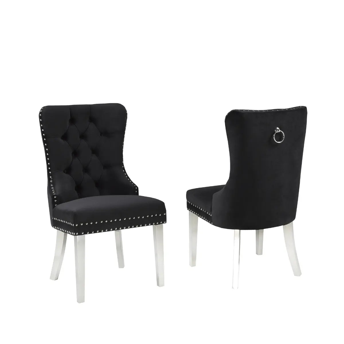 Ensemble de chaises de salle à manger F459 noires