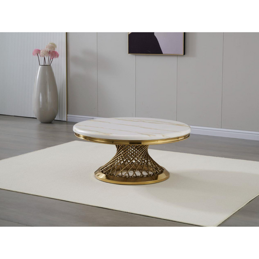 Table basse Remi 1530 en or 