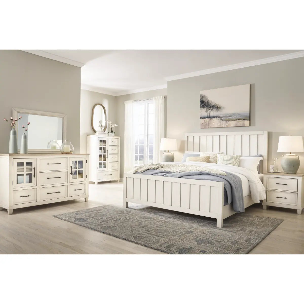 Ensemble de chambre à coucher Ashley Shaybrock avec panneaux B683