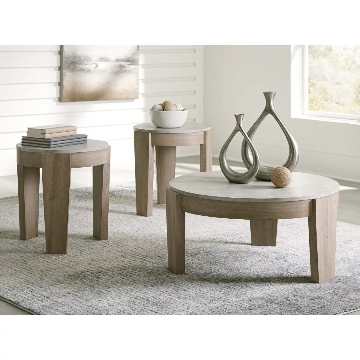 Ensemble de tables d'appoint Ashley Guystone