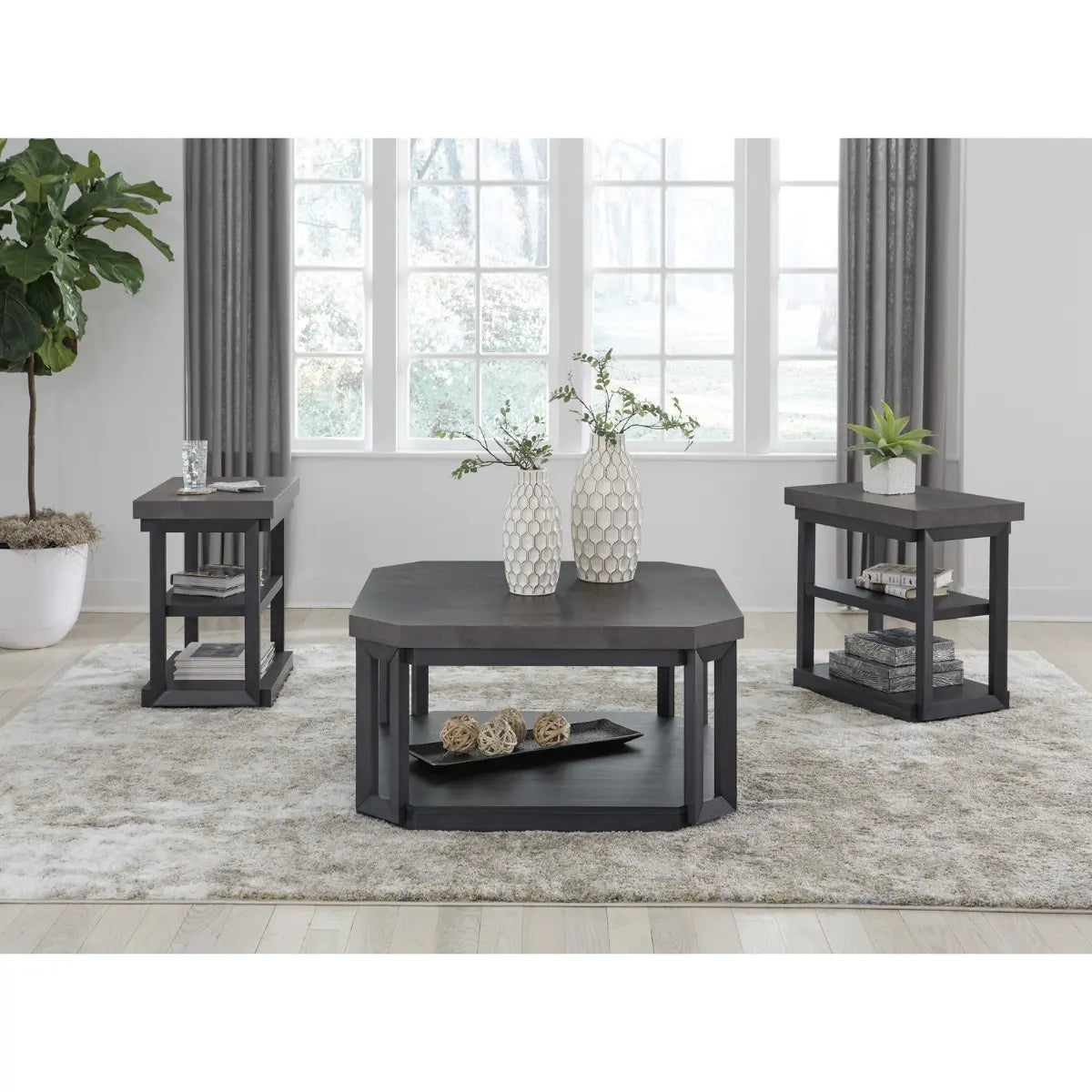 Ensemble de tables d'appoint Ashley Bonilane