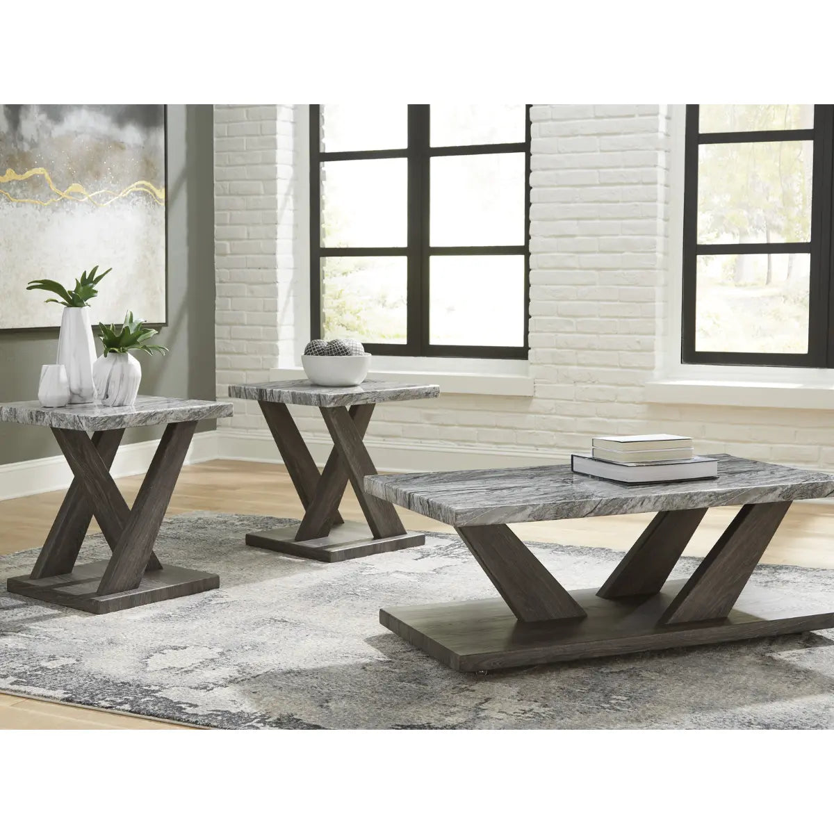Ensemble de tables d'appoint Ashley Bensonale