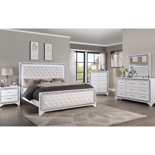 Ensemble de chambre à coucher LED Glam
