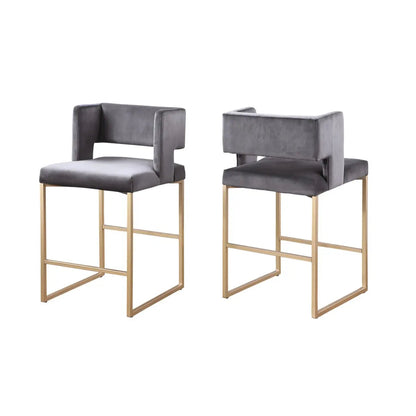Ensemble de tabourets de bar Anthony gris