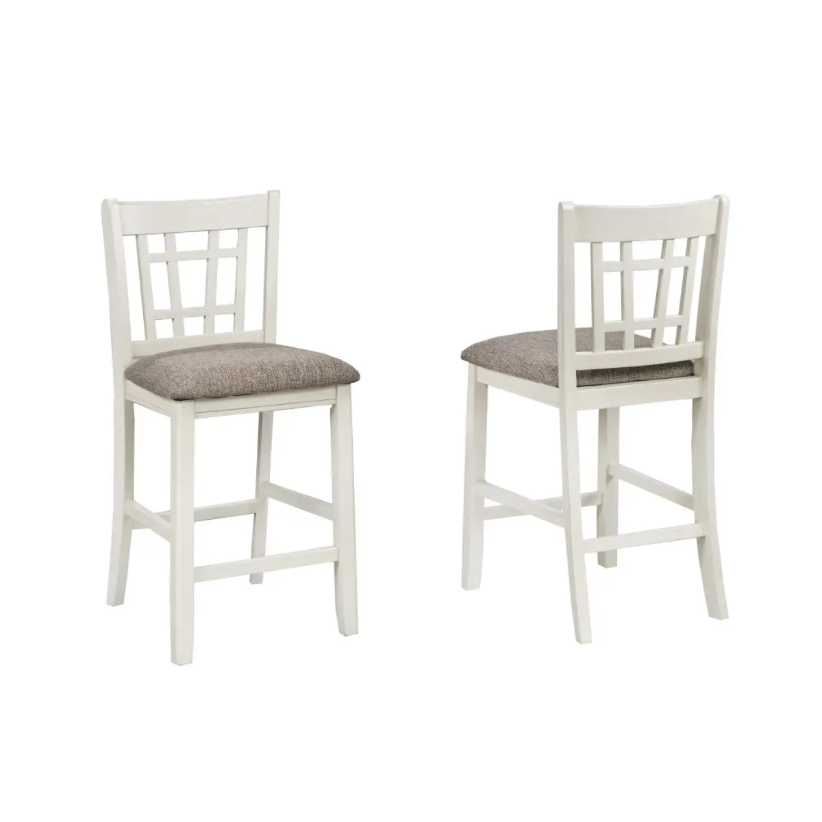 Ensemble de tabourets de bar antiques en chêne blanc