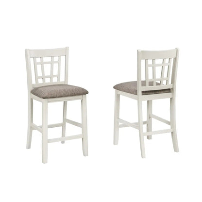 Ensemble de tabourets de bar antiques en chêne blanc