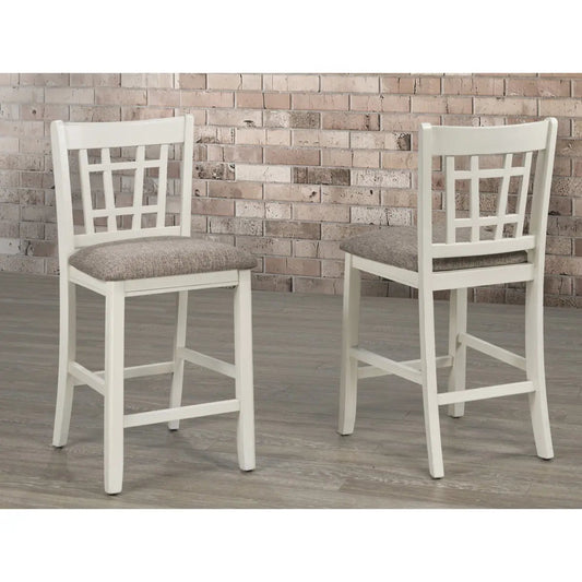 Ensemble de tabourets de bar antiques en chêne blanc