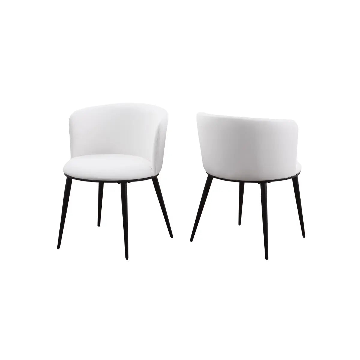 Ensemble de chaises de salle à manger Ariel en blanc