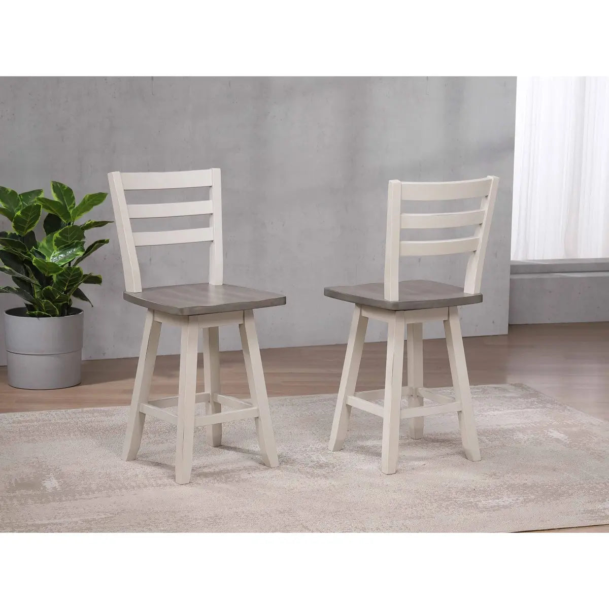 Ensemble de tabourets de bar Artega bicolores