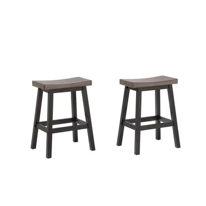 Ensemble de tabourets de bar Ashanti bicolores
