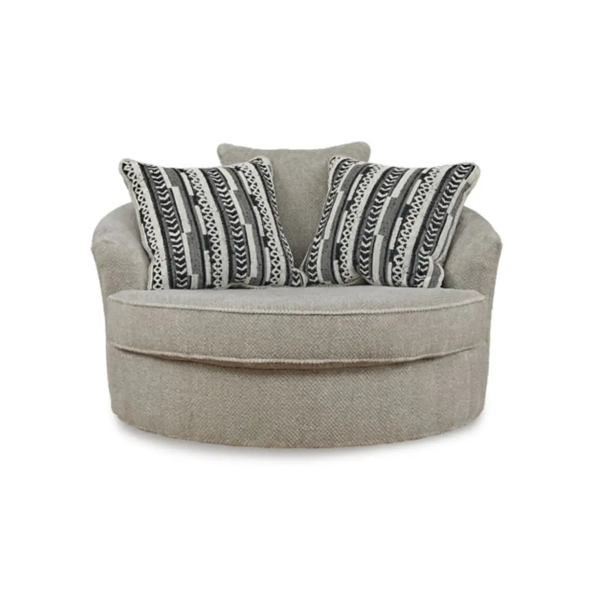 Fauteuil d'appoint pivotant Ashley Calnita en sisal