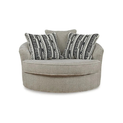 Fauteuil d'appoint pivotant Ashley Calnita en sisal