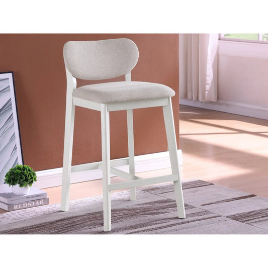 Ensemble de tabourets de bar Durana couleur crème
