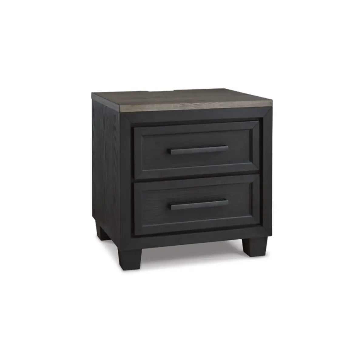 Table de chevet Ashley Foyland en noir et marron