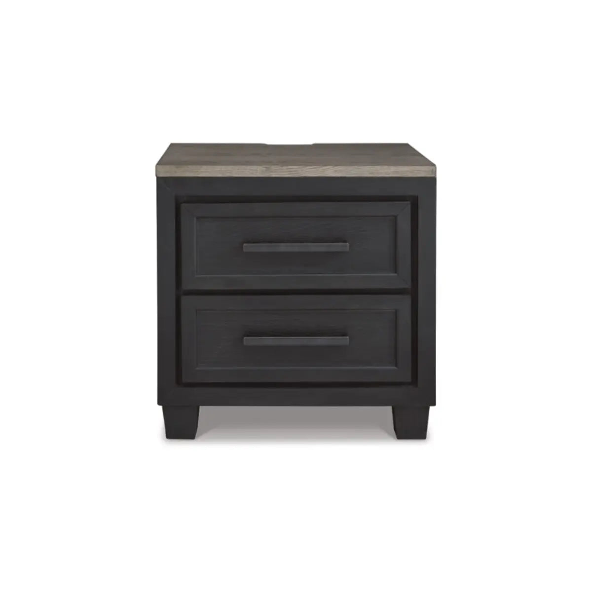 Table de chevet Ashley Foyland en noir et marron