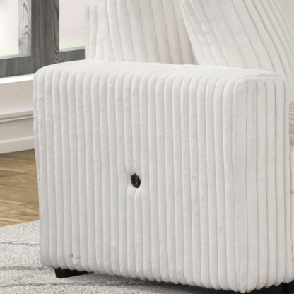 Grande section moderne en crème