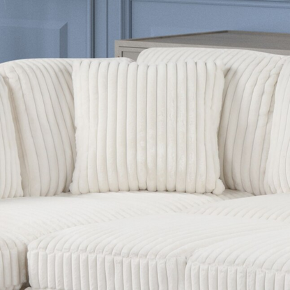 Grande section moderne en crème