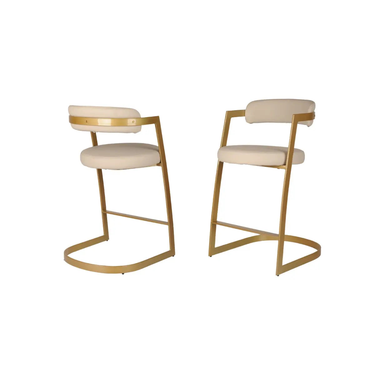 Ensemble de tabourets de bar Layla en or