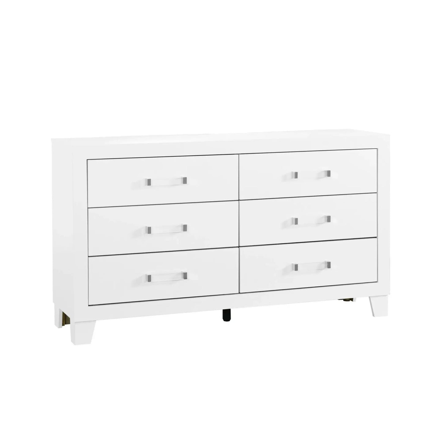 Ensemble de chambre à coucher Luccia LED en blanc