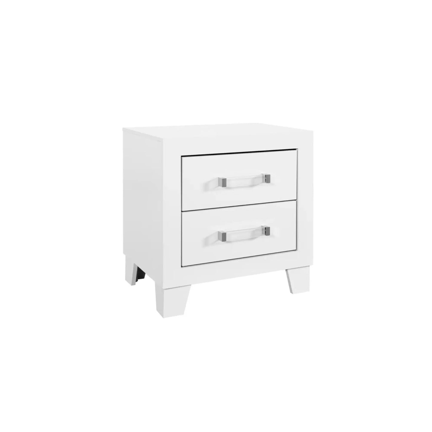 Ensemble de chambre à coucher Luccia LED en blanc