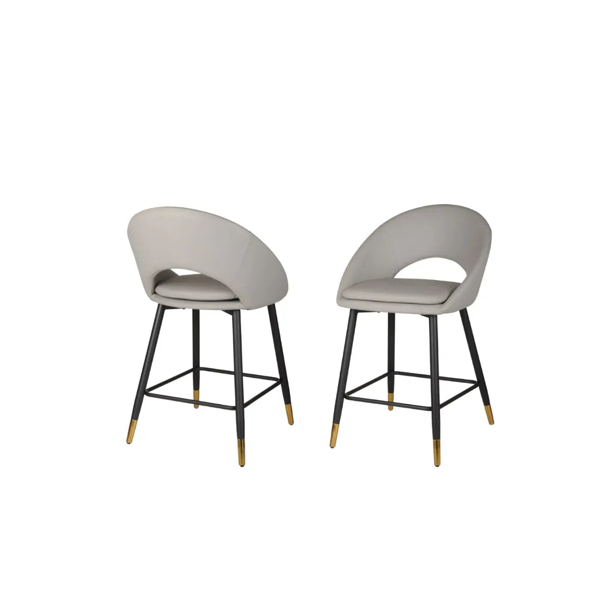 Ensemble de tabourets de bar Mila gris