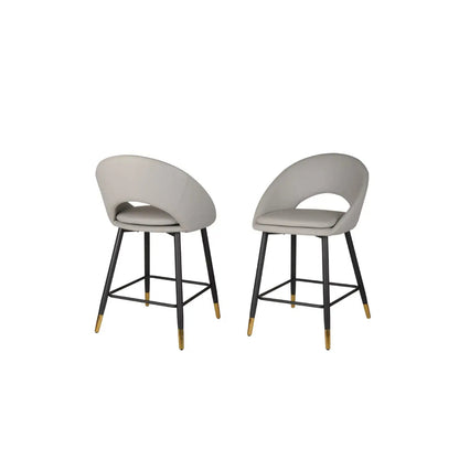 Ensemble de tabourets de bar Mila gris
