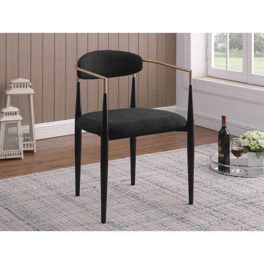 Ensemble de chaises de salle à manger Mykos en noir