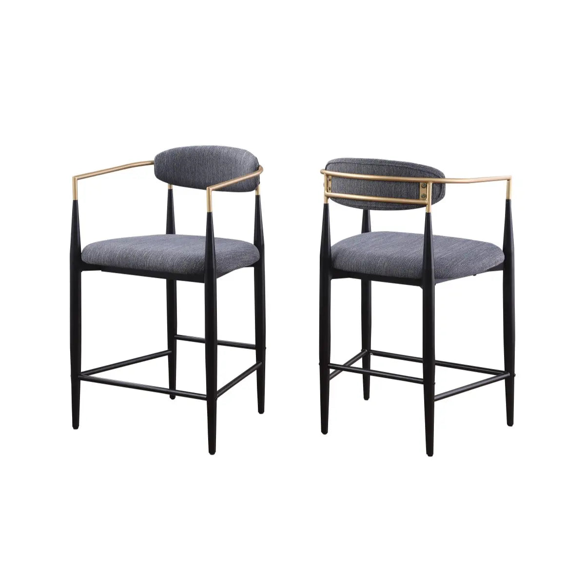 Ensemble de tabourets de bar Mykos gris