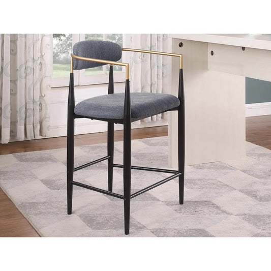 Ensemble de tabourets de bar Mykos gris