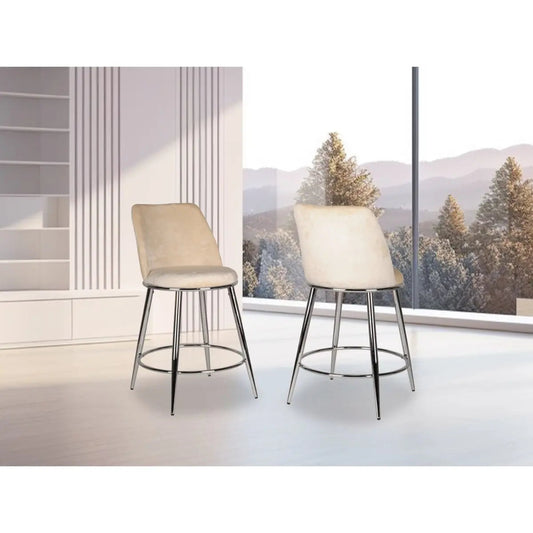 Ensemble de tabourets de bar Nova beige