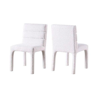 Ensemble de chaises de salle à manger Salomi en blanc