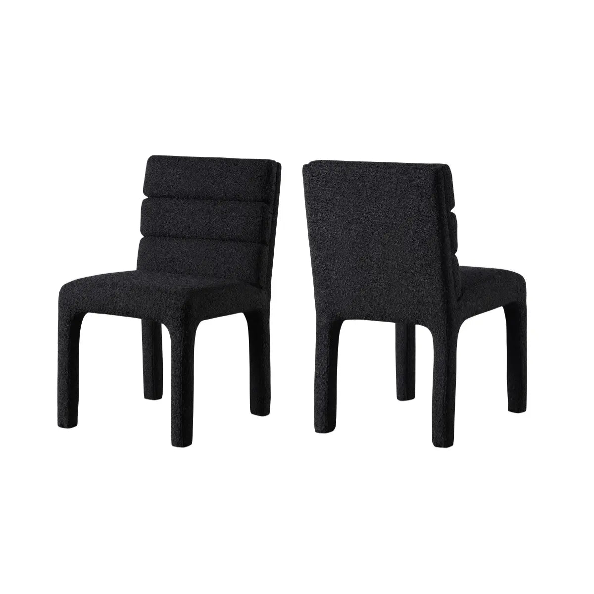 Ensemble de chaises de salle à manger Salomi en noir
