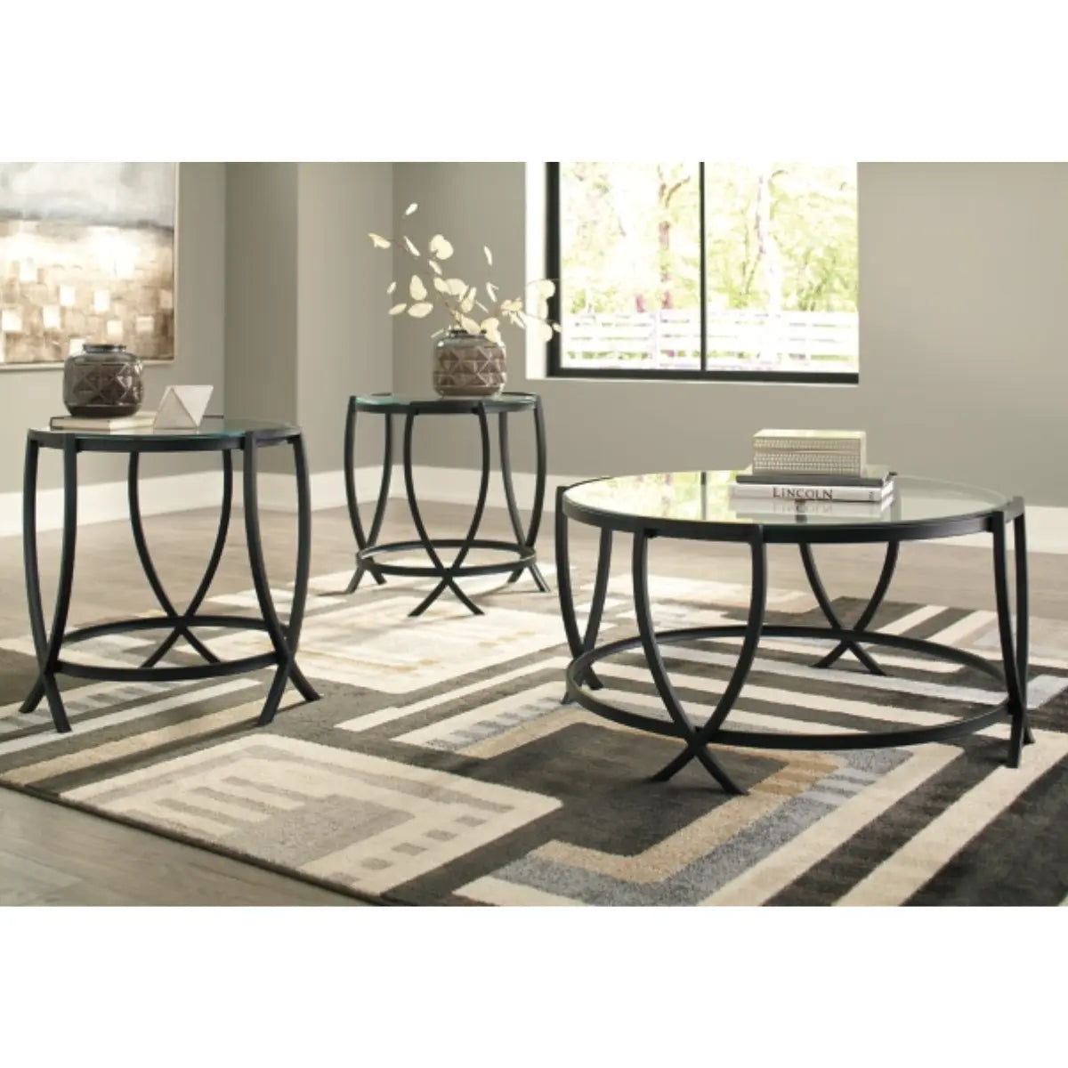 Ensemble de tables d'appoint Ashley Tarrin