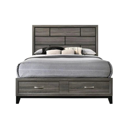 Ensemble de chambre à coucher à plateforme Valdemar