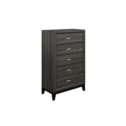 Ensemble de chambre à coucher à plateforme Valdemar