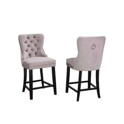 Ensemble de tabourets de bar Verona couleur saumon